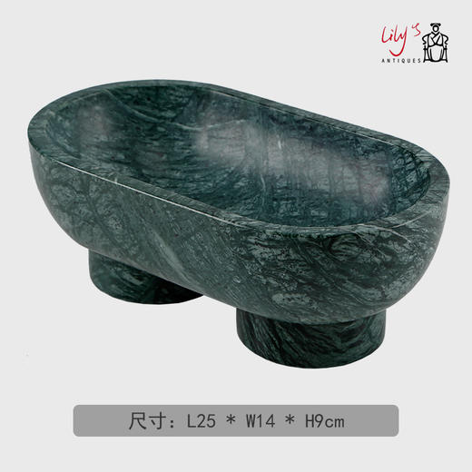 轻奢风创意大理石果盘现代托盘收纳盆欧式简约盘子酒店别墅客厅 商品图6