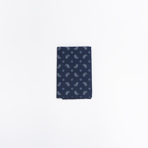 HUJI祤集小方巾插画佩斯利纹腰果花 商品图1