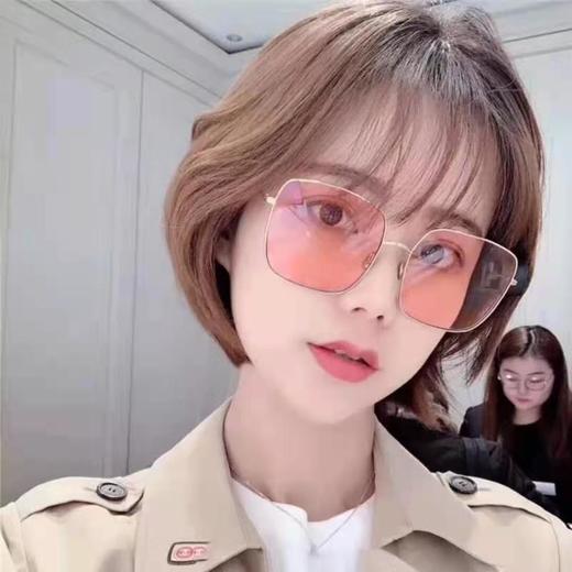 【授权商品】英国 HIK 墨镜时尚金属大框方形百搭太阳镜H01005R/B 商品图3