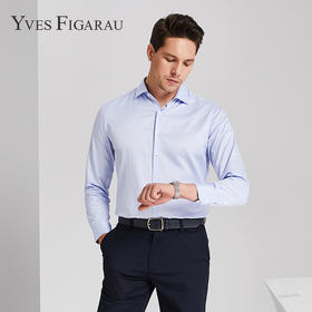 YvesFigarau伊夫·费嘉罗秋冬100%棉商务休闲简约舒适透气长袖衬衫880322
