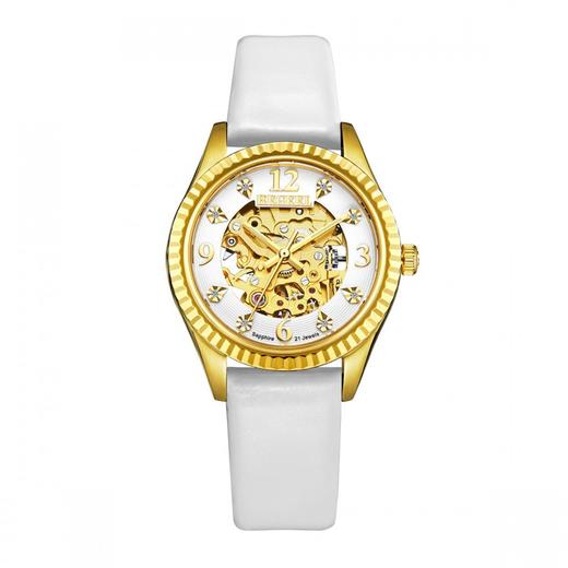 【授权产品】 2019新款送礼女表网红手表钻石镂空机械女表进口机芯女士手表 商品图0