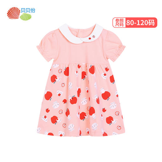 贝贝怡女童夏装新款可爱甜美舒适公主裙连衣裙212Q241 商品图5