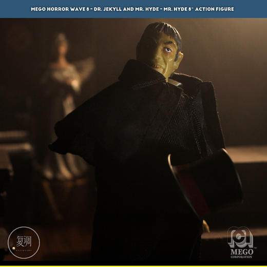 现货 Mego 化身博士 海德先生 Jekyll & Hyde 8英寸挂卡 商品图1