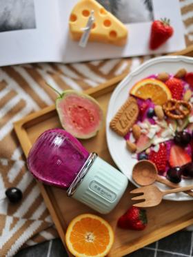 泡泡果汁杯丨红心火龙果谷物思慕雪