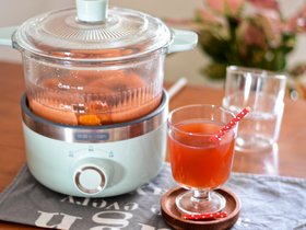 养生锅丨酸甜开胃的山楂苹果红枣茶