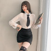 【小秘书的柔情】情趣内衣 制服 衬衫 性感 包臀 角色 扮演 秘书 分体套装 6967 商品缩略图11