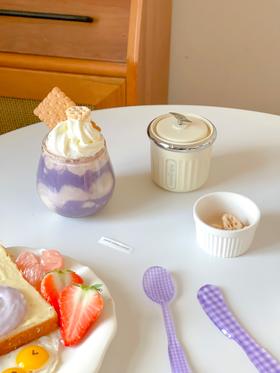 泡泡果汁杯丨奶油芋泥紫薯云朵饮️