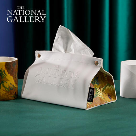 The National Gallery梵高画向日葵纸巾盒桌面收纳盒化妆盒创意礼品 商品图2