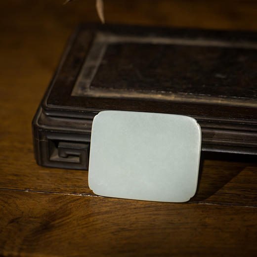 明代 太极图扣玉带板 商品图4