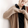 韩国新款长袖纯色抗皱垂感宽松百搭雪纺高端个性黑白衬衫 商品缩略图8