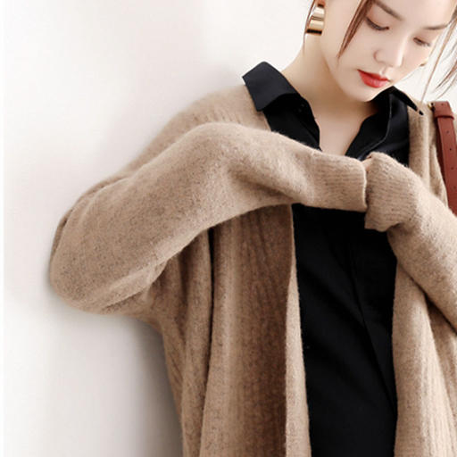 韩国新款长袖纯色抗皱垂感宽松百搭雪纺高端个性黑白衬衫 商品图8