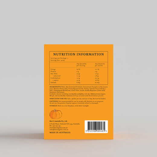 【买二送一 随身养排 重回轻盈身材】Bio-E南瓜酵素  浓缩多层营养源 释放加倍酵素力 重回轻盈 30ml*7袋/盒 商品图3