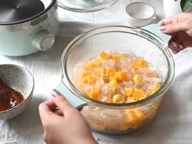 养生锅丨养颜润燥的白果蜜薯雪耳甜汤