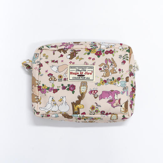 HUJI祤集Motley收纳包插画可爱小动物 商品图1