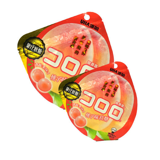 悠哈酷露露桃子味软糖【52g】 商品图0