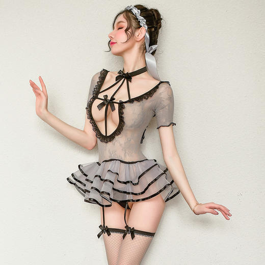 【孤单芭蕾】情趣内衣 傲慢蓬松公主 蛋糕裙 网衣 套装 7459 商品图3