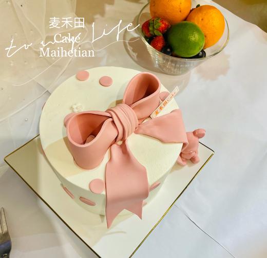 粉蝴蝶结（翻糖工艺需要提前4小时预订，加急请联系客服18926709933） 商品图4