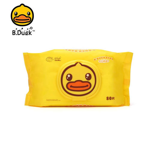 B.Duck小黄鸭儿童湿巾婴儿湿巾消毒卫生湿纸巾三包 商品图0
