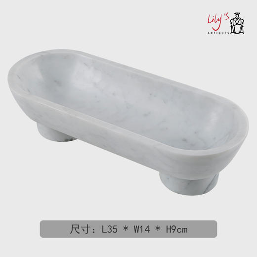 轻奢风创意大理石果盘现代托盘收纳盆欧式简约盘子酒店别墅客厅 商品图5