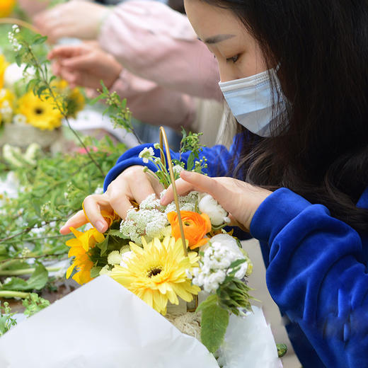 插花花艺沙龙活动企业员工亲子会员福利diy手工体验课感恩节38女神节妇女节教师节 商品图3