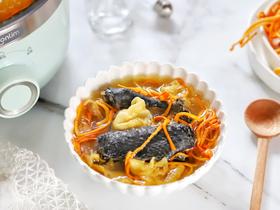 养生锅丨虫草花花胶乌鸡汤