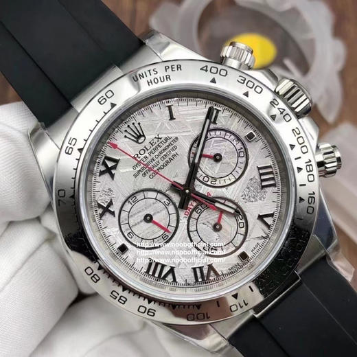 🆕N厂新款白金迪通拿陨石面出货 专属Cal.4130自动上链机芯，厚度和正品一致，全部功能100%完全实现 商品图0