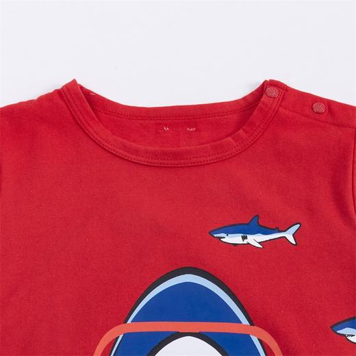 贝贝怡男童可爱卡通印花上衣短袖T恤212S2704
 商品图7