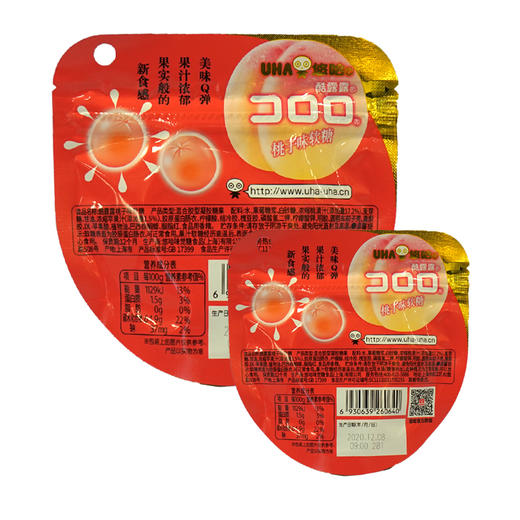 悠哈酷露露桃子味软糖【52g】 商品图1