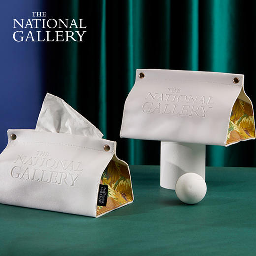 The National Gallery梵高画向日葵纸巾盒桌面收纳盒化妆盒创意礼品 商品图3