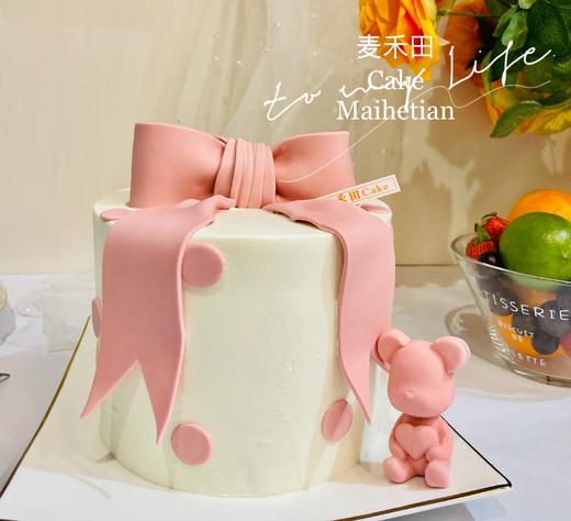 粉蝴蝶结（翻糖工艺需要提前4小时预订，加急请联系客服18926709933） 商品图1