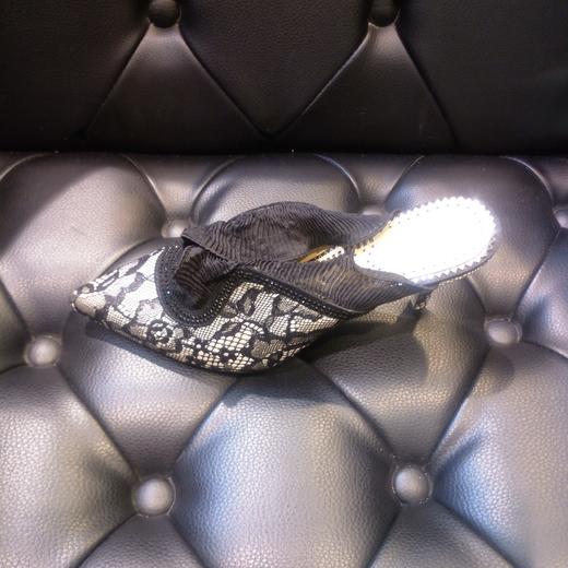 LFGJ 0519设计师款蕾丝小边小细跟 商品图1