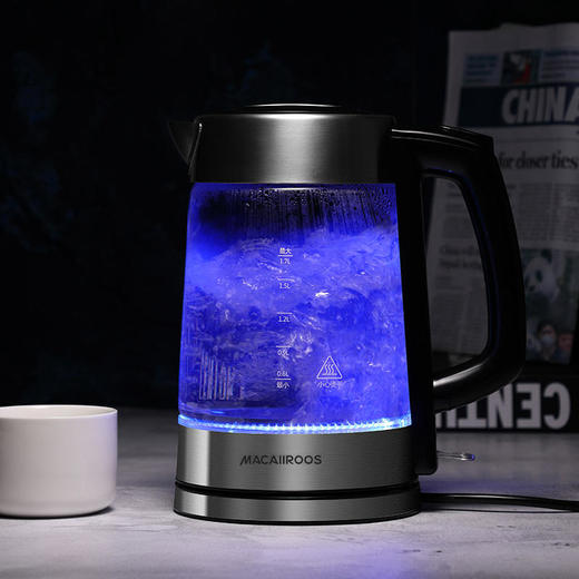 【迈卡罗】Macaiiroos/迈卡罗玻璃电热水壶家用自动断电开水烧水壶MC-3051 商品图2