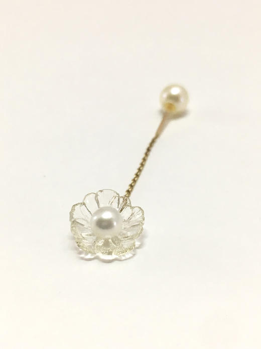 北京仓｜Simmon-FLOWER & CHAIN-耳环 （单只 多种戴法）［日本设计师］ 商品图0