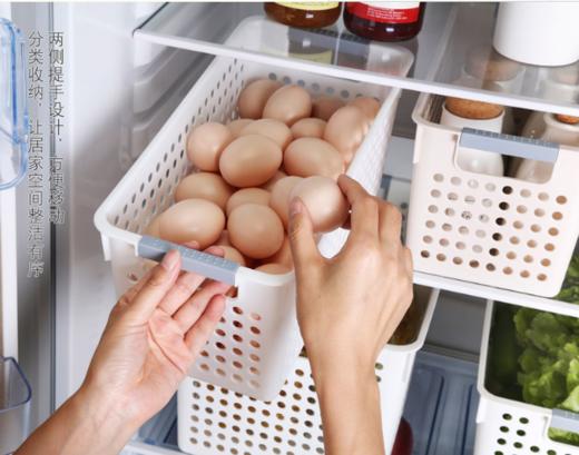 日式镂空收纳盒 厨房收纳筐家用浴室塑料储物盒篮客厅桌面零食水果2.6 商品图4