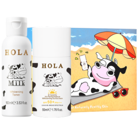 赫拉牛奶美白防晒礼盒-防水防汗隔离紫外线