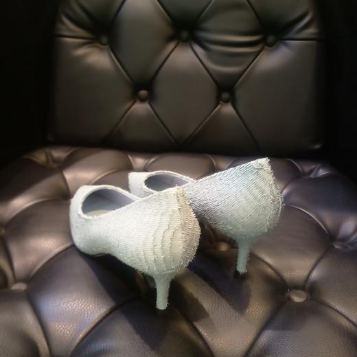 LFGJ 8203设计师款刀割纹全皮女鞋 商品图2