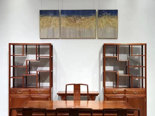 红桥红  家具严选  缅甸花梨（大果紫檀）  【极简 · 茶室十件套】 商品图3