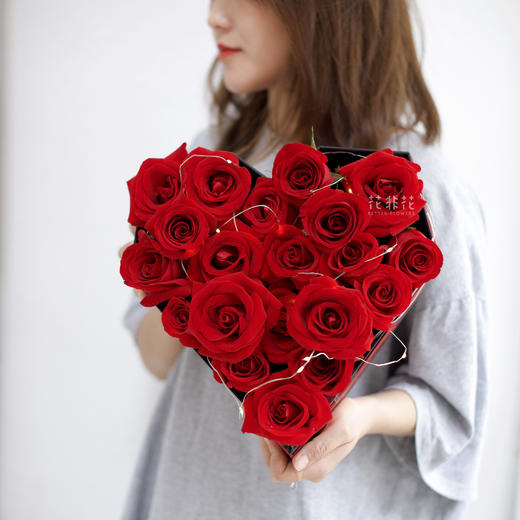 《爱盒》-爱心玫瑰花盒 商品图1