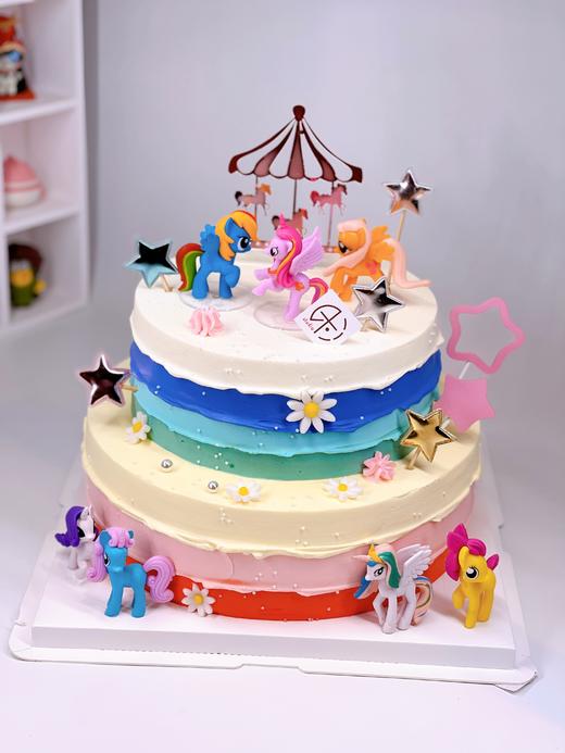 彩虹小马宝莉 双层 （需要打车配送运费自理） 商品图0