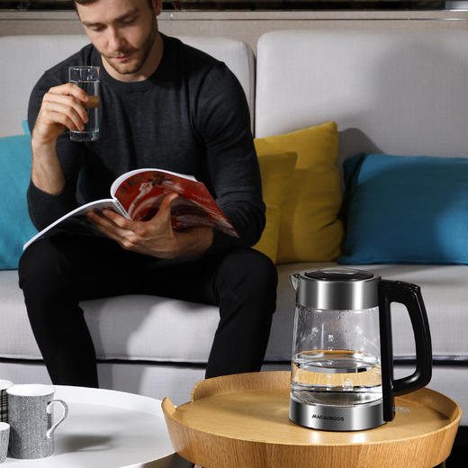 【迈卡罗】Macaiiroos/迈卡罗玻璃电热水壶家用自动断电开水烧水壶MC-3051 商品图1