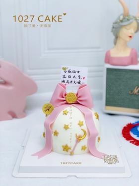 1027CAKE |  蝴蝶结蛋糕 仙女棒 少女心