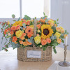 《心愿》-向日葵暖色系花篮 商品缩略图0