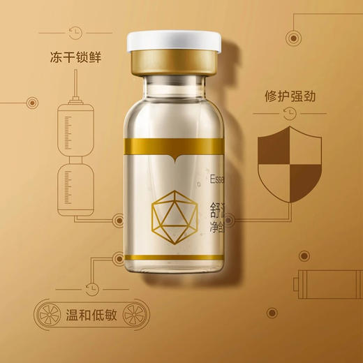 竞妆晶粹焕颜套小金瓶（舒源精粹水+乐肤冻干粉）7对 商品图1