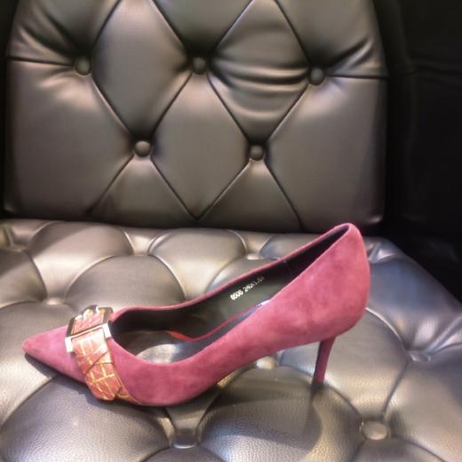 LFGJ 8506 设计师款全皮细跟女鞋 商品图1