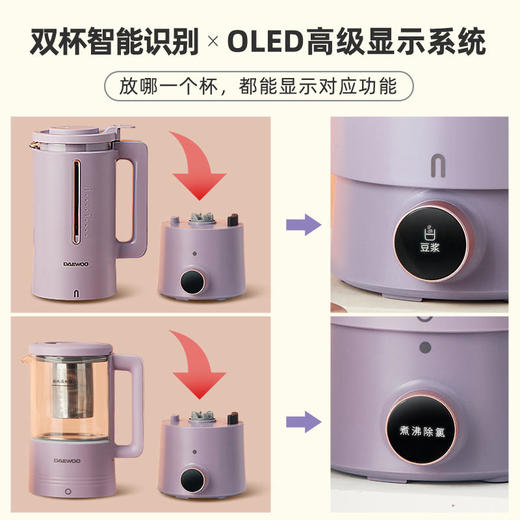【大宇】DAEWOO大宇养生壶+搅拌二合一多功能搅拌SM02 商品图1