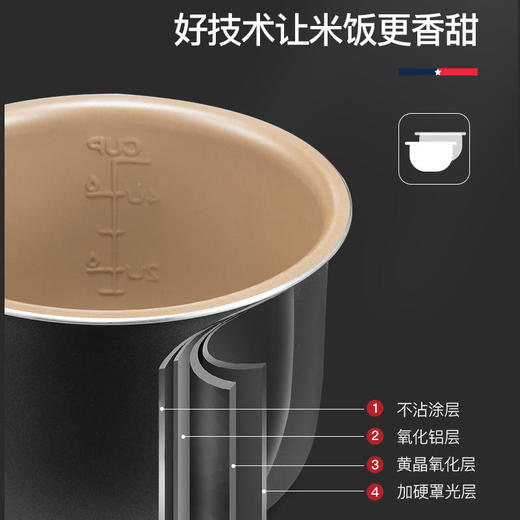 【迈卡罗】Macaiiroos/迈卡罗双胆电饭锅4升智能多功能电饭煲家用大容量MC5065 商品图5