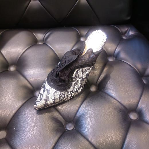 LFGJ 0519设计师款蕾丝小边小细跟 商品图0