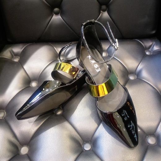 LFGJ 9504 设计师款牛皮平底尖头女鞋 商品图8