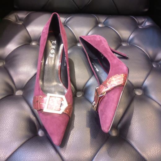 LFGJ 8506 设计师款全皮细跟女鞋 商品图5