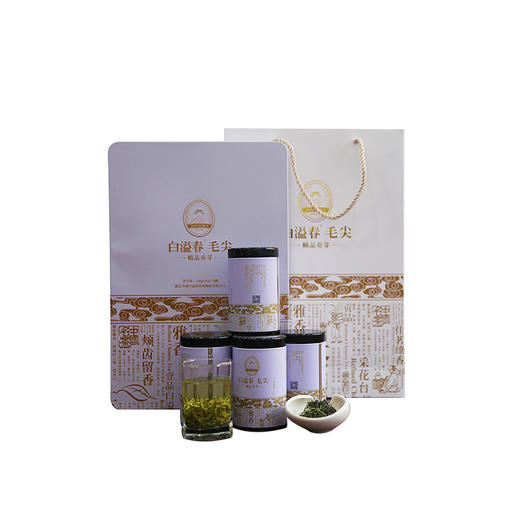 【宜昌助农馆】五峰白溢春精品贡芽 240g  48*5罐 商品图0